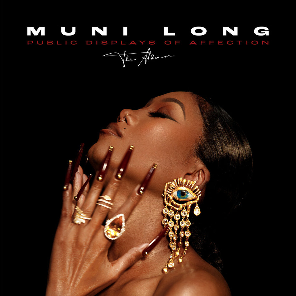 the album cover for Muni Long - Public Displays Of Affection: The Album [Deluxe]