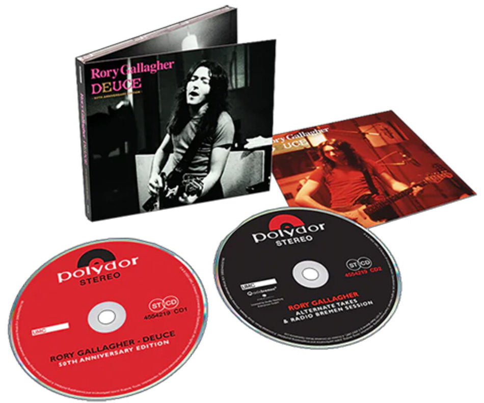 the album cover for Rory Gallagher - Deuce: 50th Anniversary [2CD]