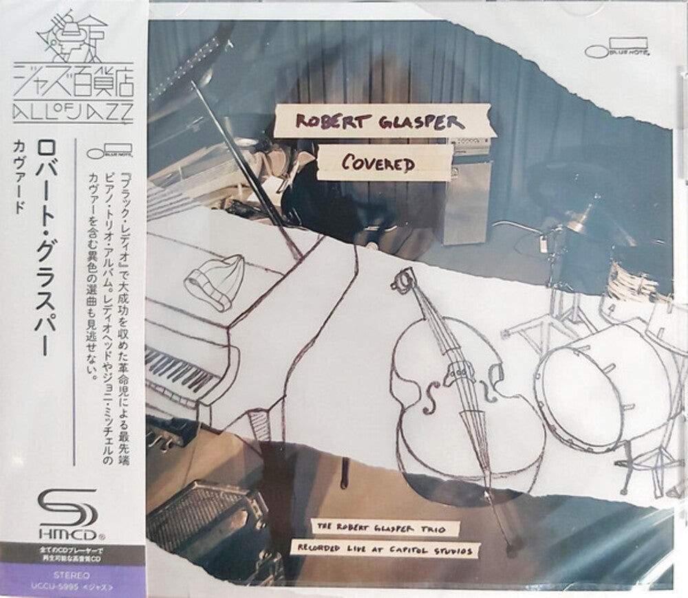 the album cover for Robert Glasper - Covered - The Robert Glasper Trio Recorded Live At Capitol Studios - SHM-CD