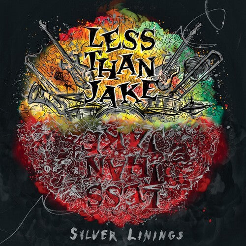 LESS THAN JAKE - SILVER LININGS (NEON ORANGE, NEON YELLOW & BLACK VINYL)