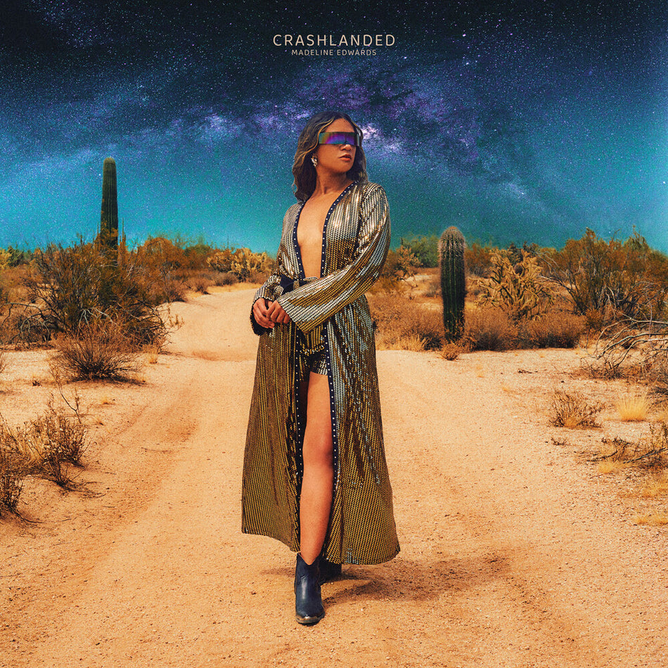 the album cover for Edwards, Madeline - Crashlanded