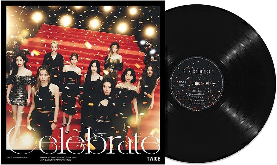 the album cover for TWICE - Celebrate (Jpn)