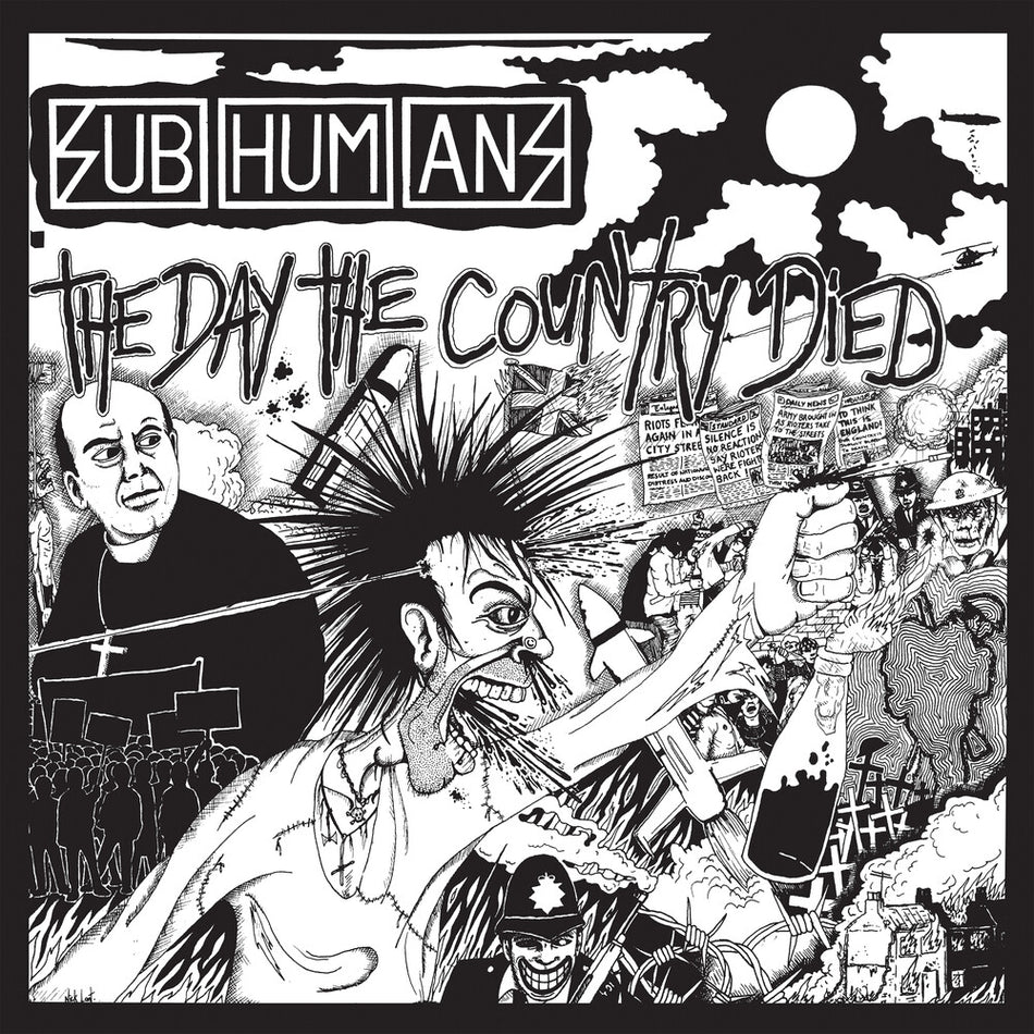 the album cover for Subhumans - Day The Country Died