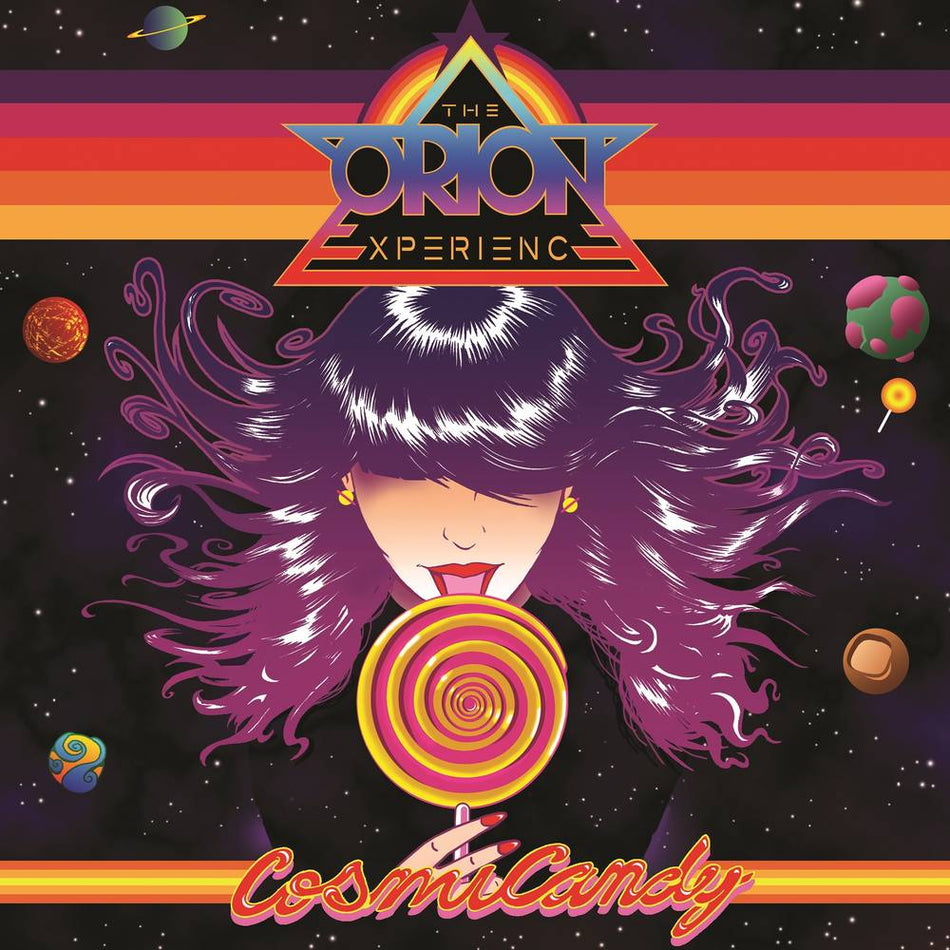 the album cover for The Orion Experience - CosmiCandy [Indie Exclusive Limited Edition Picture Disc LP]