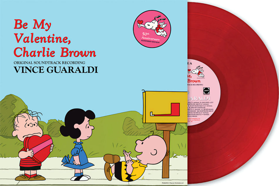VARIOUS ARTISTS - BE MY VALENTINE, CHARLIE BROWN (COLORED LP)
