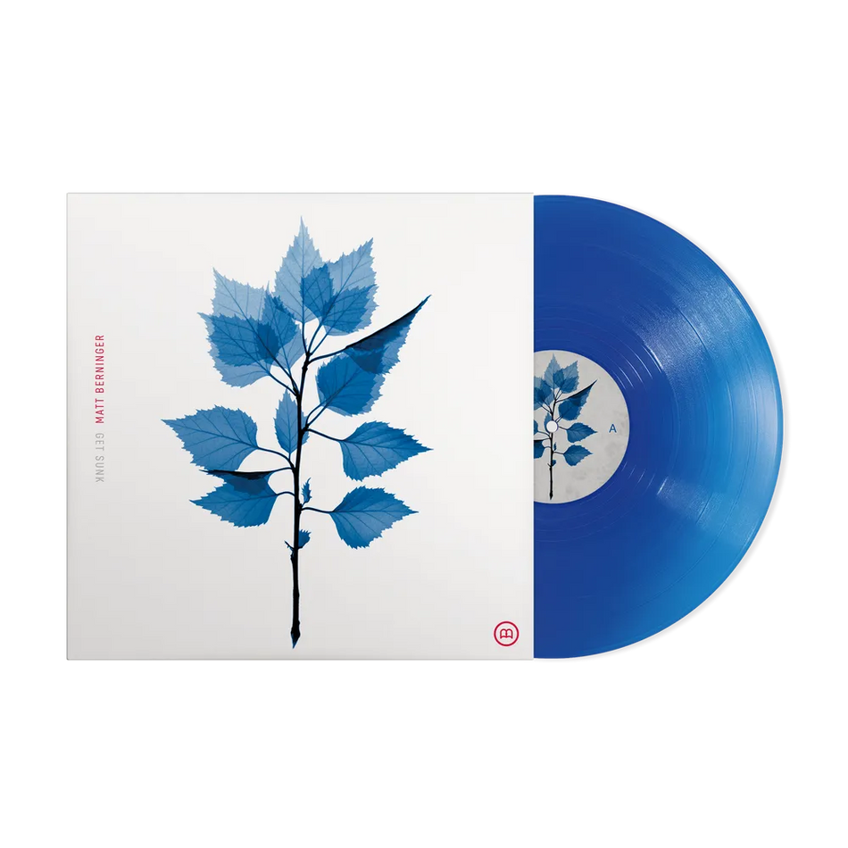 the album cover for Matt Berninger - Get Sunk [Indie Exclusive Translucent Blue vinyl ]
