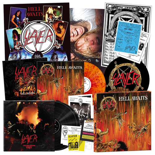 SLAYER- HELL AWAITS (ANNIV. SPLATTER LP)