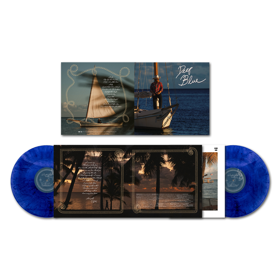 the album cover for Ernest - Deep Blue [Dark Water]