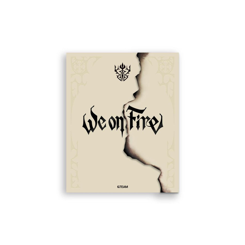 the album cover for &TEAM - 3rd EP 'We On Fire' [Limited ver.]