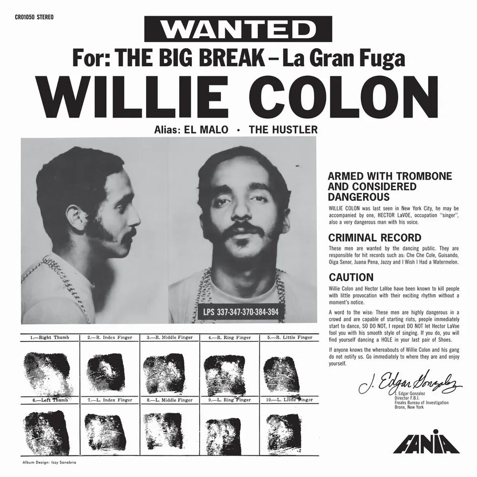 the album cover for Willie Colon - La Gran Fuga