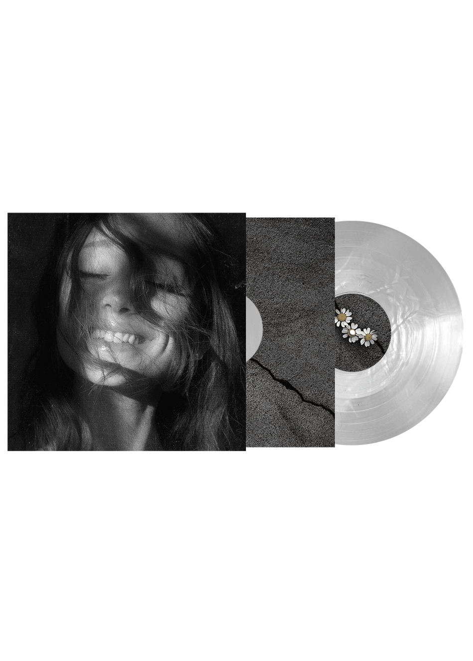 the album cover for Ariana Grande - petal [Translucent Pearly White]