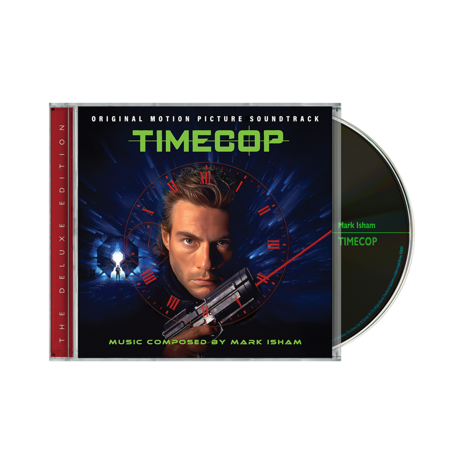 the album cover for Mark Isham - Time Cop - Original Motion Picture Soundtrack (Deluxe Edition)
