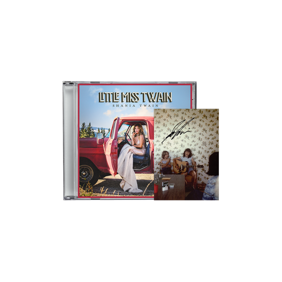 the album cover for Shania Twain - Little Miss Twain [Indie Exclusive Signed Insert]