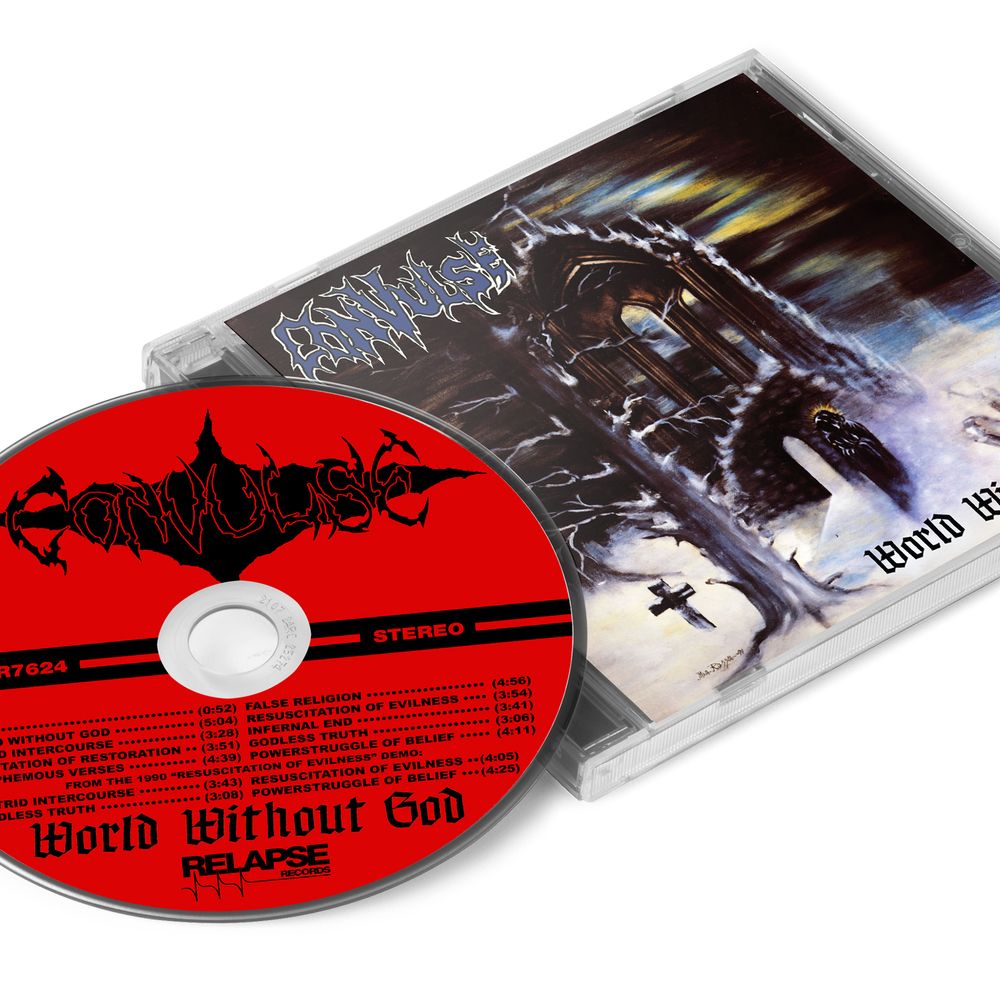 the album cover for Convulse - World Without God