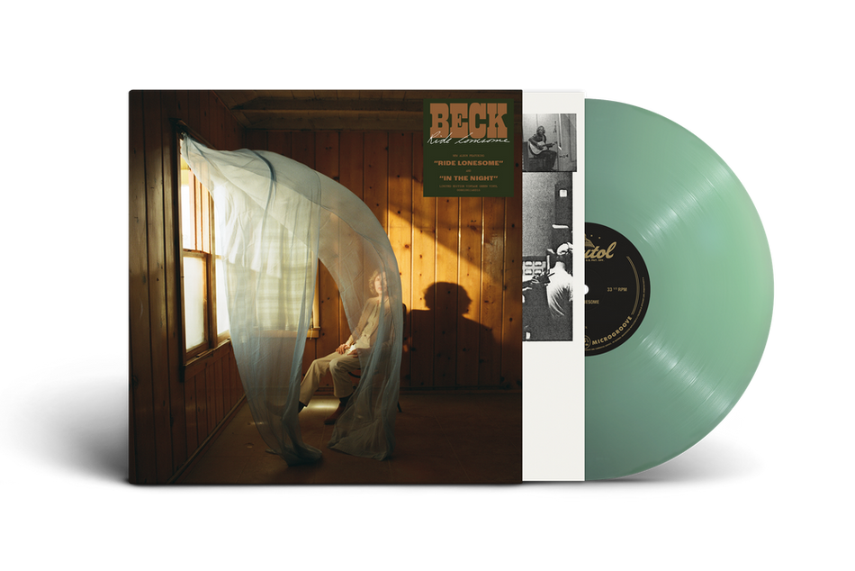 the album cover for Beck - Ride Lonesome [Indie Exclusive Vintage Green]