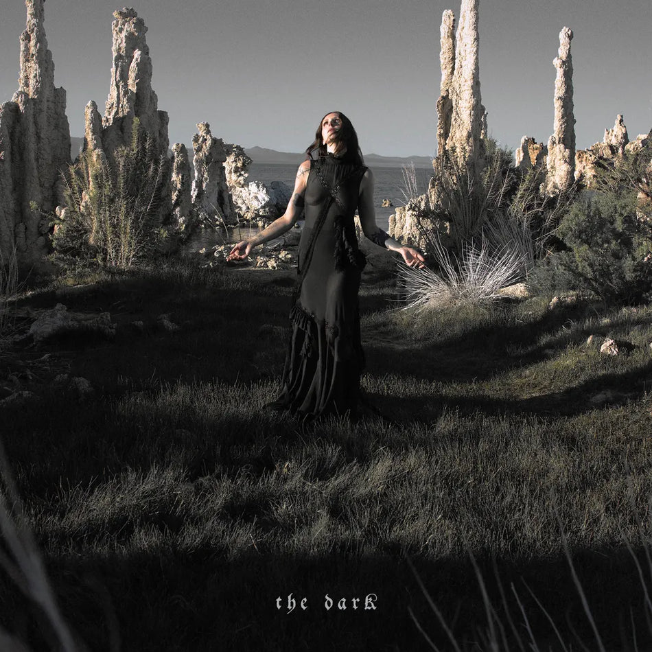 the album cover for Chelsea Wolfe - The Dark [Indie Exclusive Translucent Dark Grass Green]
