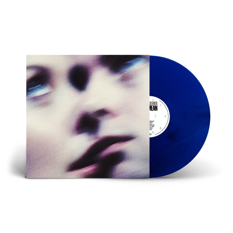 the album cover for Boy Harsher - GET MEAN [Indie Exclusive Blue Marble]