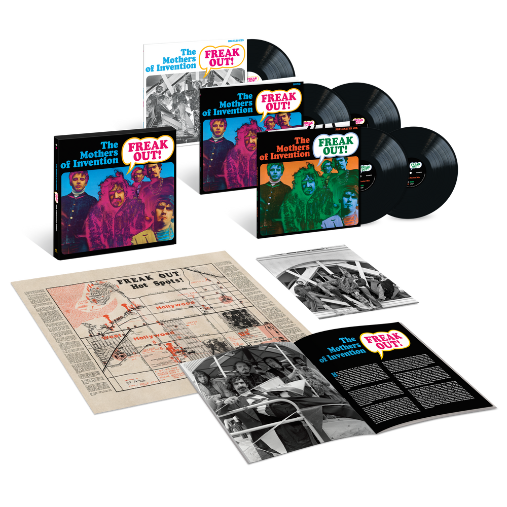 the album cover for Frank Zappa / The Mothers of Invention - Freak Out! (60th Anniversary) - Super Deluxe Box Set [180g]