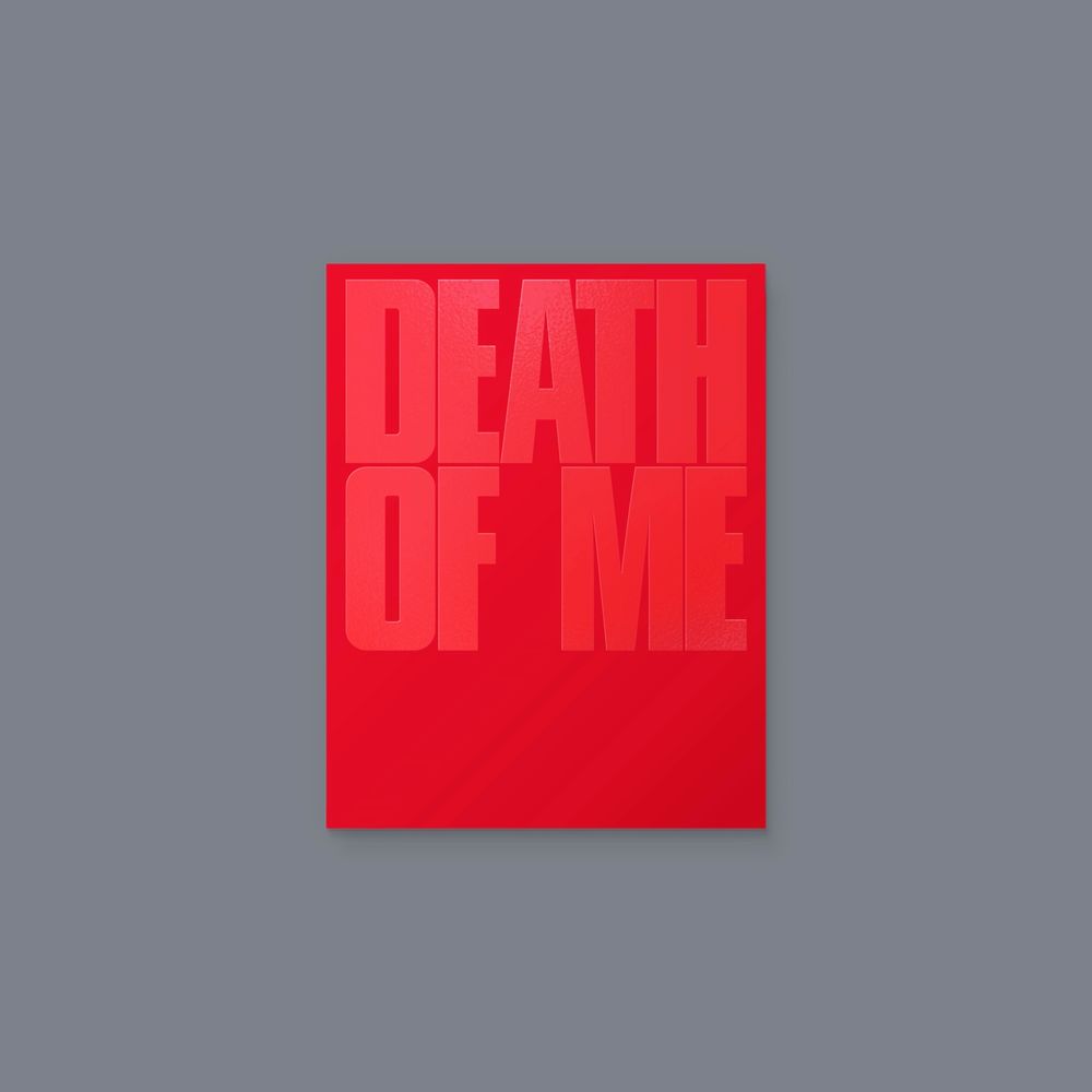 the album cover for Evan - DEATH OF ME [EXPLOSION Ver.]