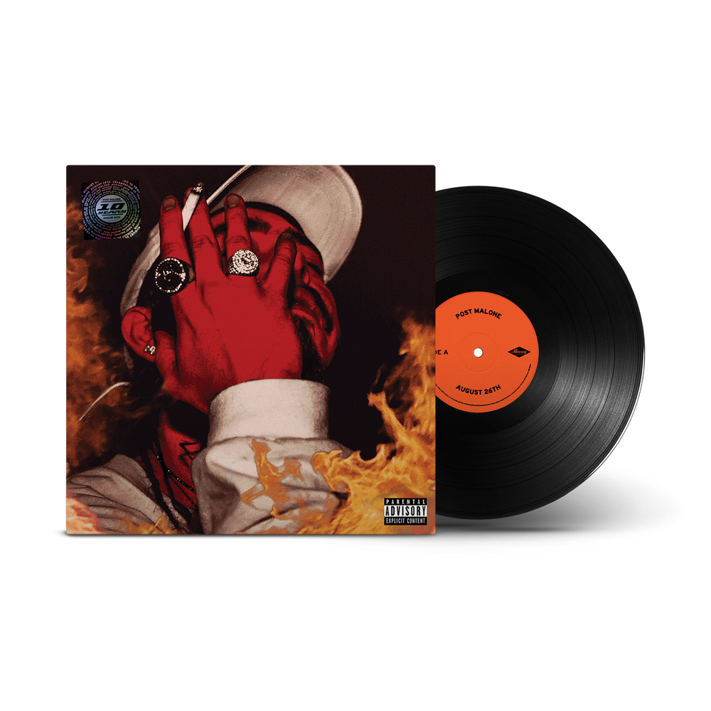 the album cover for Post Malone - August 26 [Black]