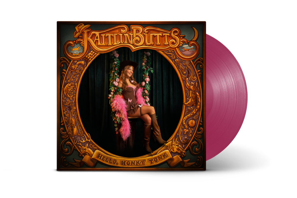 the album cover for Kaitlin Butts - Hello, Honky Tonk [Jamboree Pink]