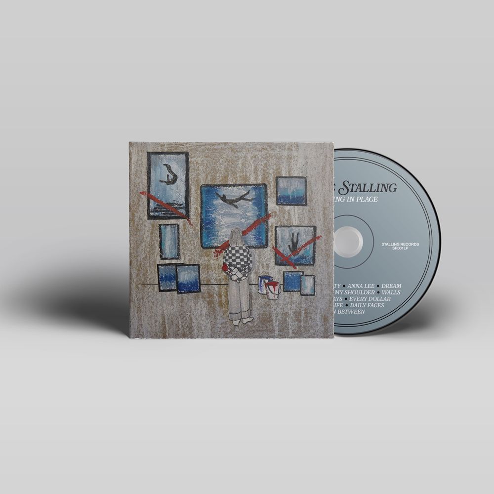 the album cover for Isaac Stalling - Falling In Place