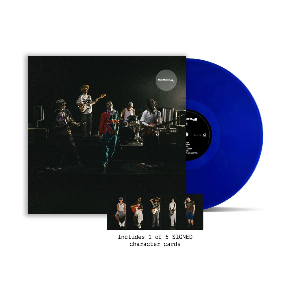 the album cover for Bby - 2 [Indie Exclusive Electric Blue w/ SIGNED Character Card]