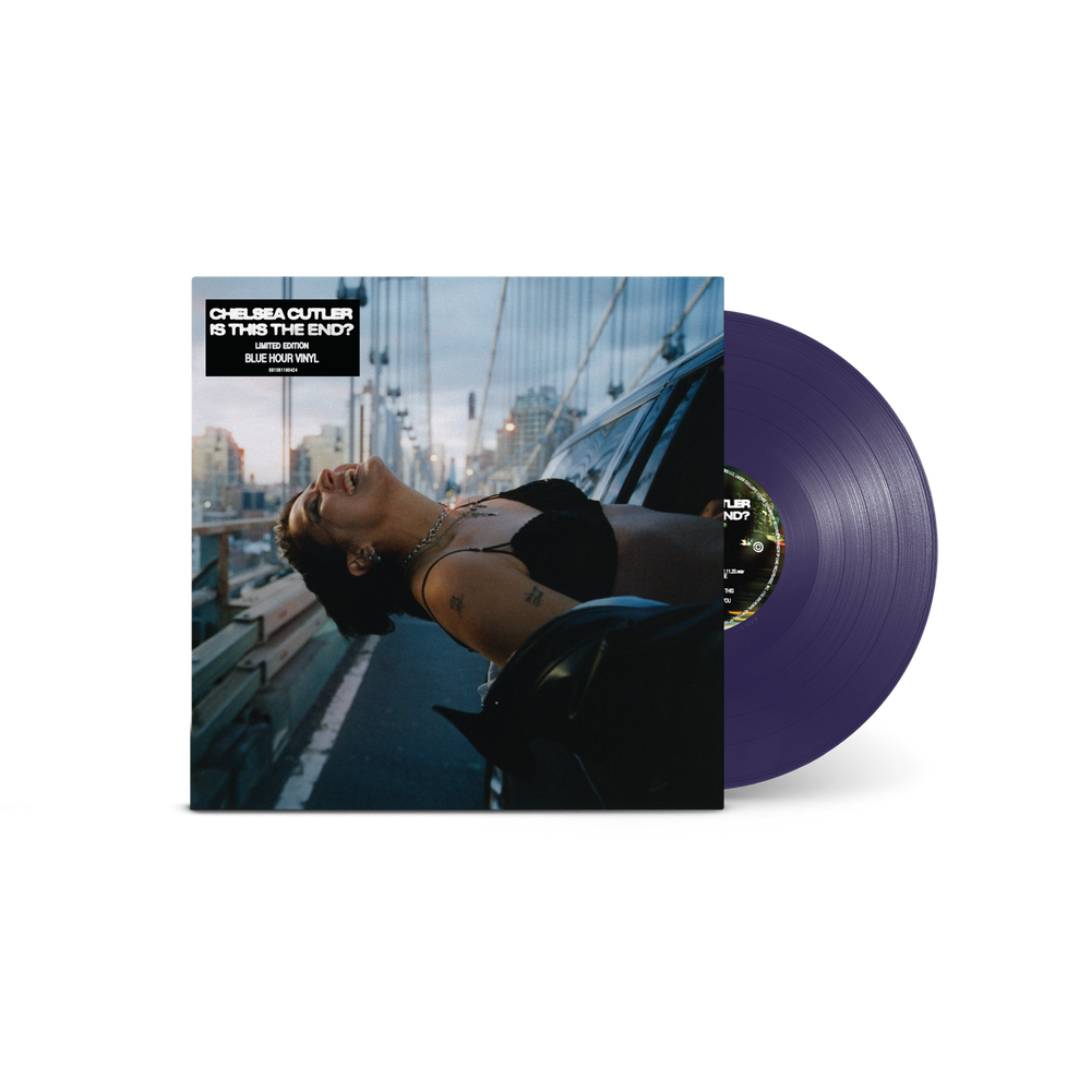 the album cover for Chelsea Cutler - IS THIS THE END? [Blue Hour]
