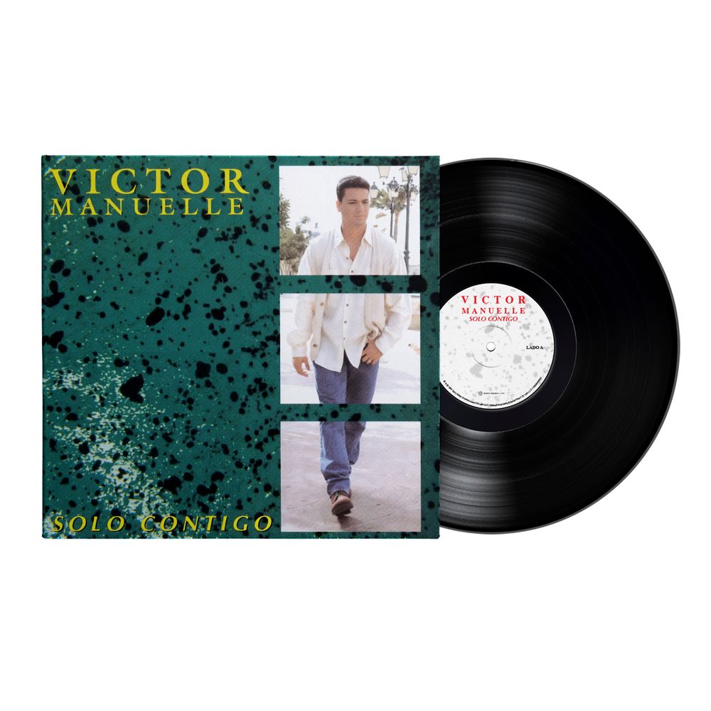 the album cover for Victor Manuelle - Solo Contigo