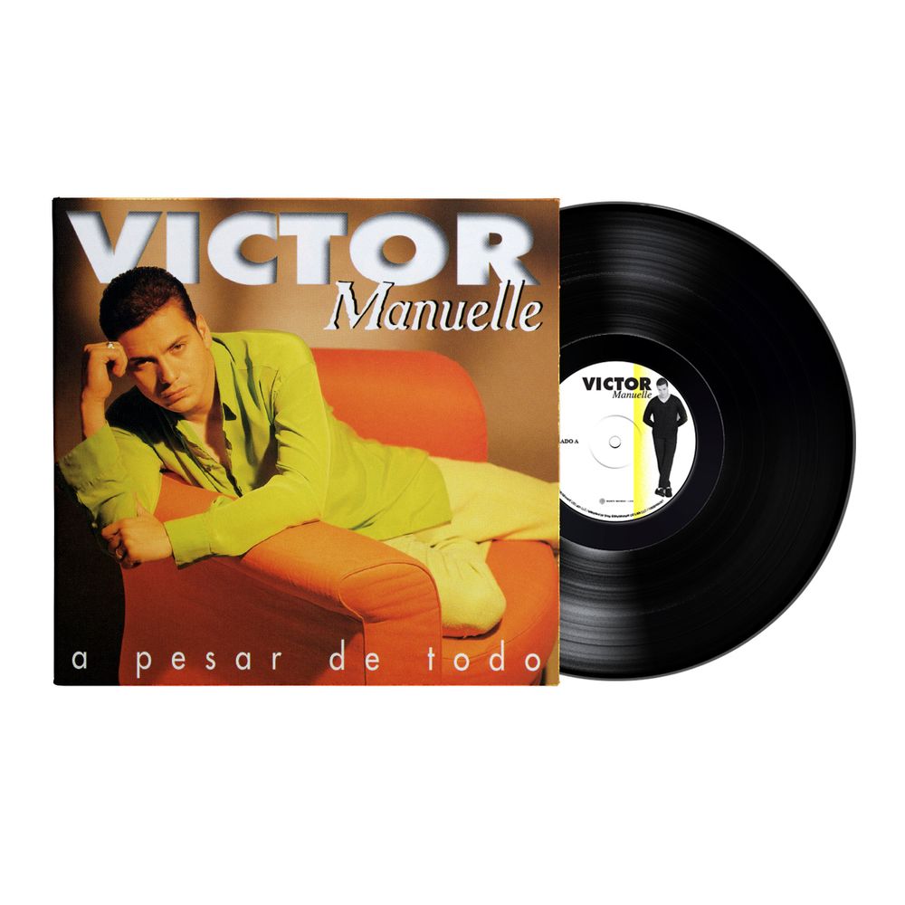 the album cover for Victor Manuelle - A Pesar De Todo
