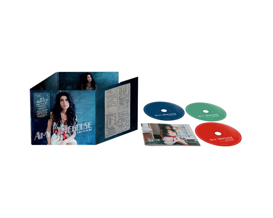 the album cover for Amy Winehouse - Back To Black - 20th Anniversary [Deluxe 3 CD]