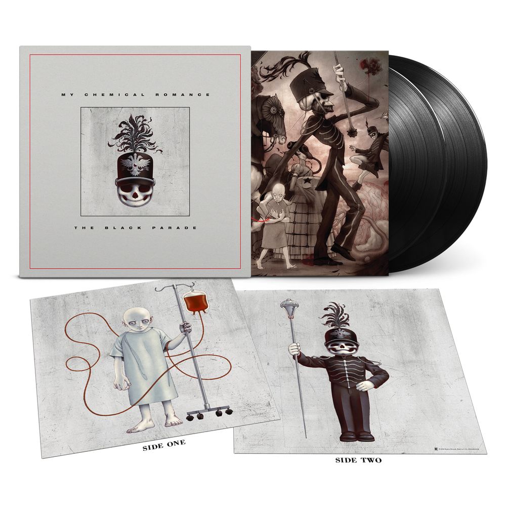 the album cover for My Chemical Romance - The Black Parade - 20th Anniversary [Indie Exclusive One Step Audiophile Edition]