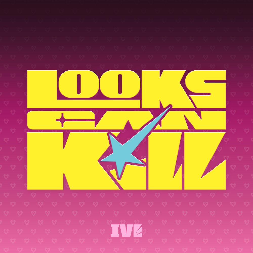the album cover for IVE - IVE EP LOOKS CAN KILL (US GENERAL) [HERO COMICS VER.]