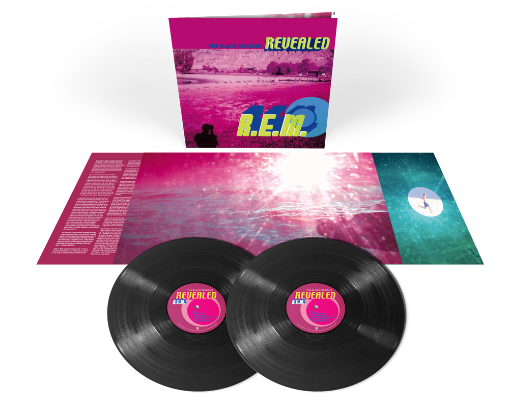 the album cover for R.E.M. - The Black Sessions Revealed [2 LP Black]