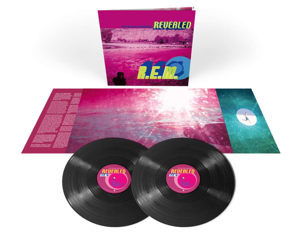 the album cover for R.E.M. - The Black Sessions Revealed [2 LP Black]
