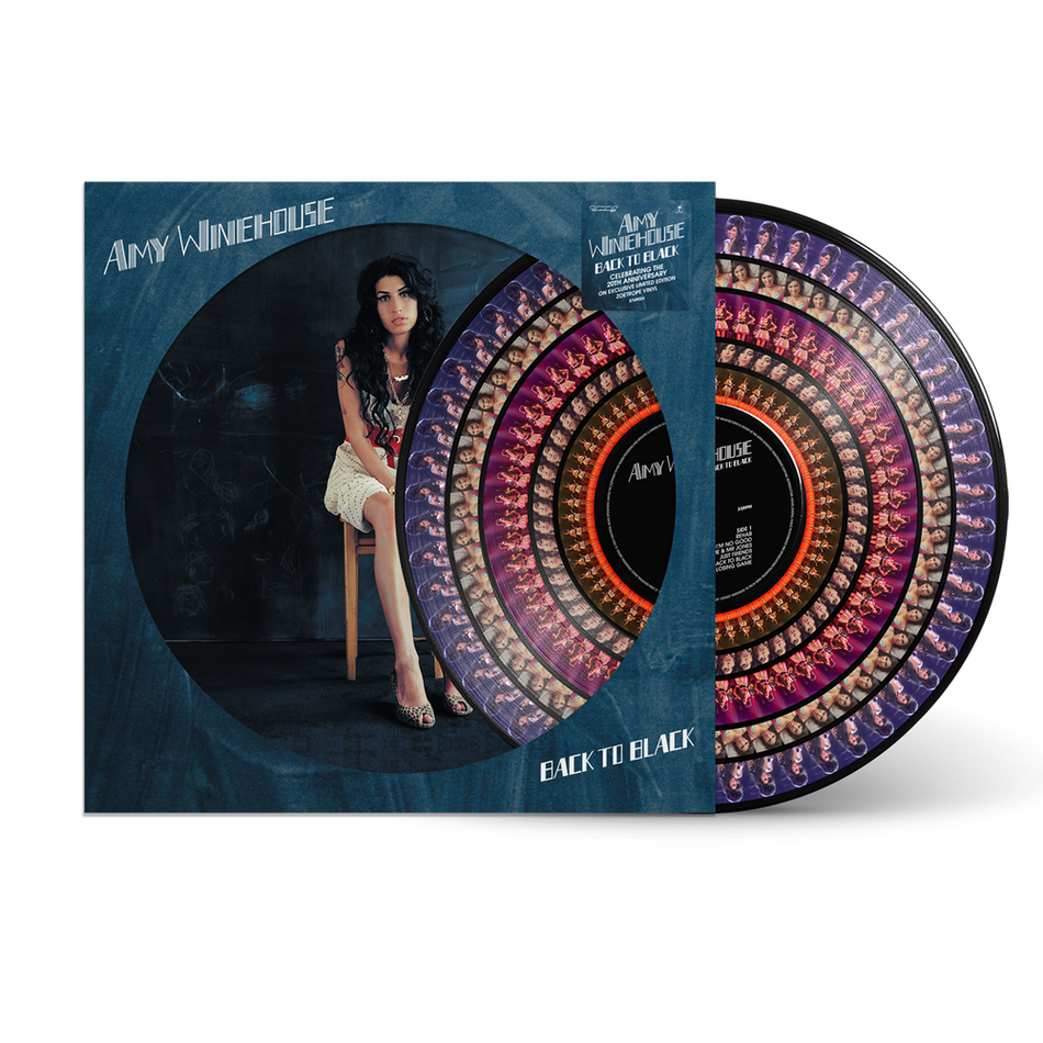 the album cover for Amy Winehouse - Back To Black - 20th Anniversary [Zoetrope]