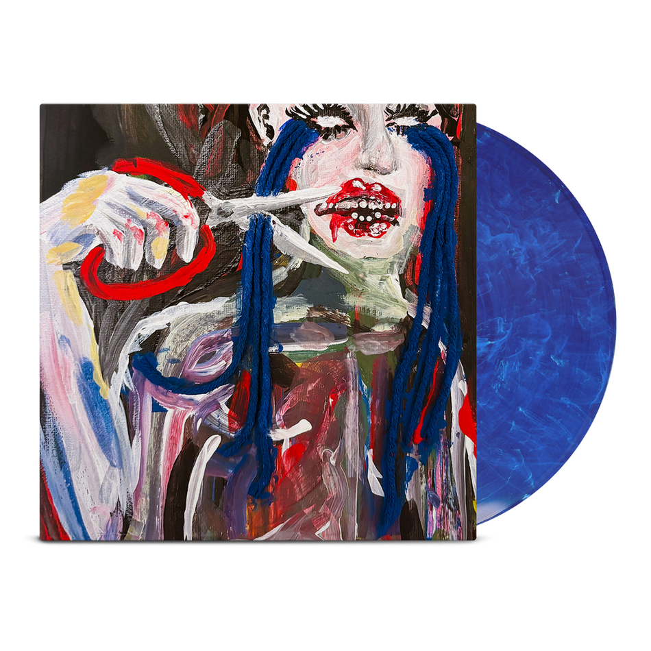 the album cover for Destroy Boys - Foie Gras [Indie Exclusive Tear Blue]