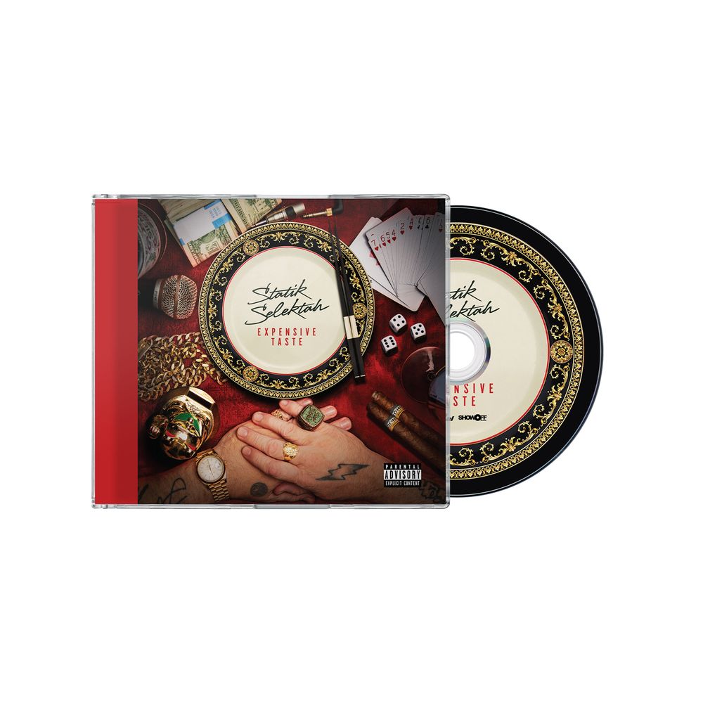 the album cover for Statik Selektah - Expensive Taste