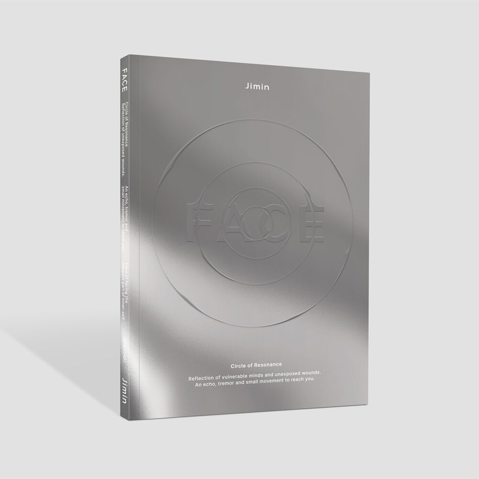 the album cover for Jimin (BTS) - FACE [Invisible Face]