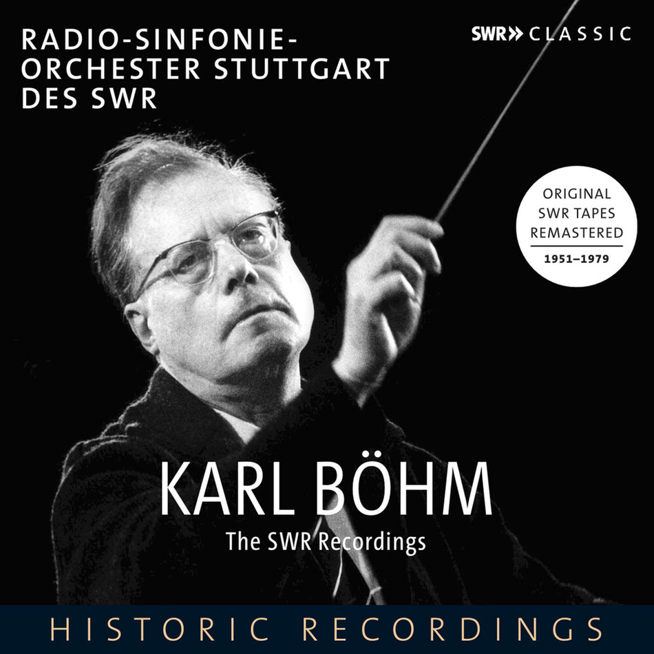 the album cover for Beethoven / Brahms / Dvorak - Karl Bohm - The Swr Recordings