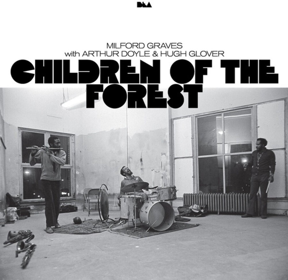 the album cover for Milford Graves  / Doyle,Arthur / Glover,Hugh - Children Of The Forest