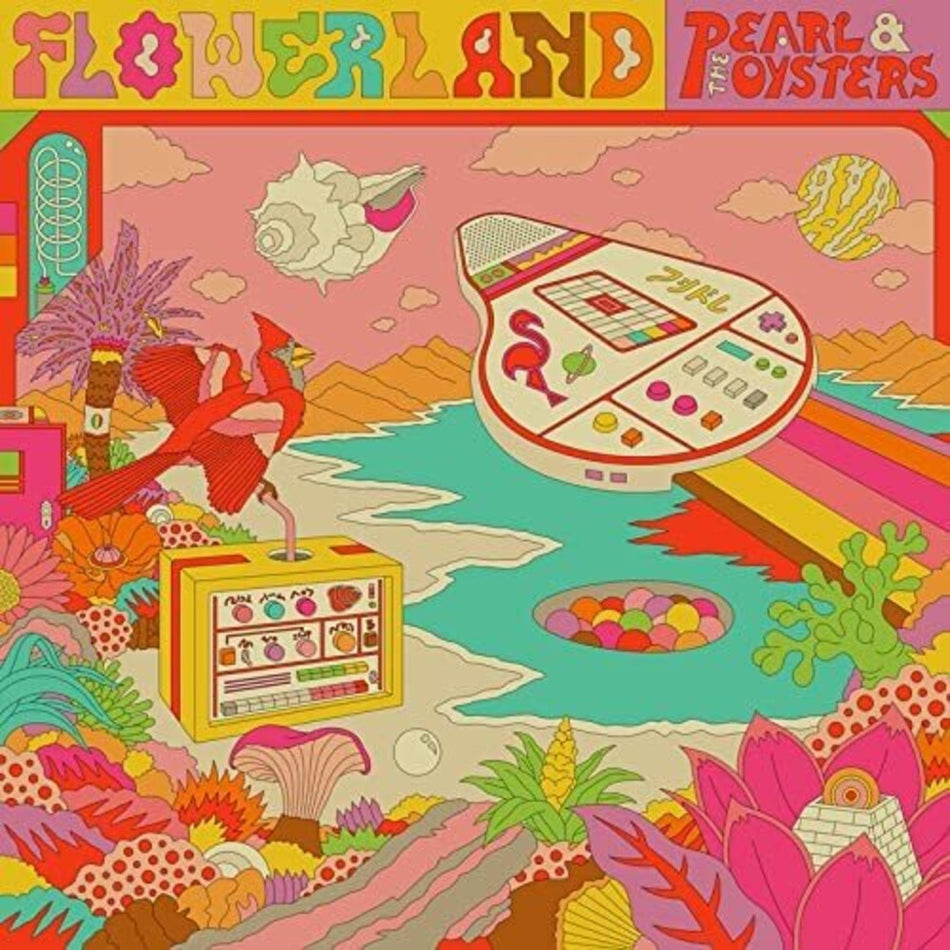 the album cover for Pearl & The Oysters - Flowerland