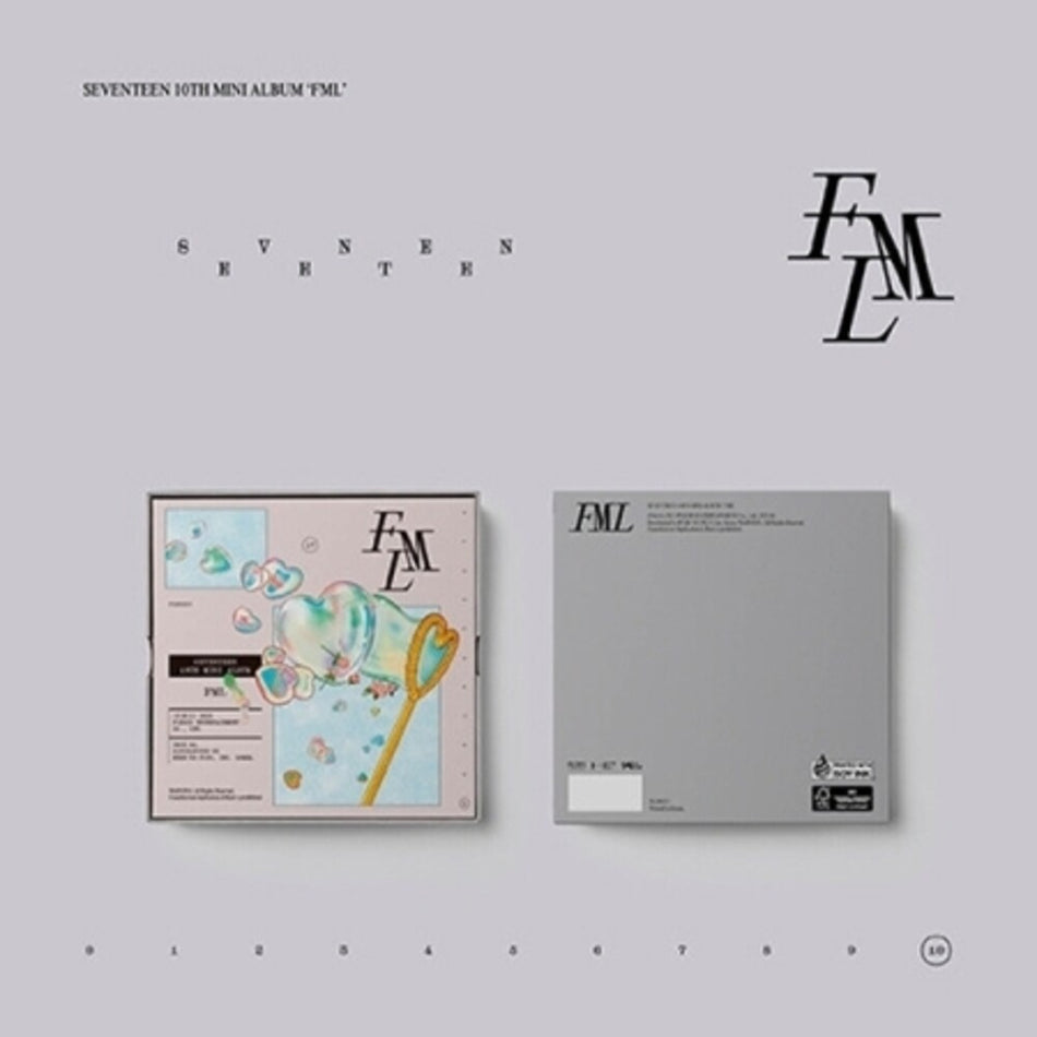 the album cover for SEVENTEEN - Fml - Carat Version (Asia)