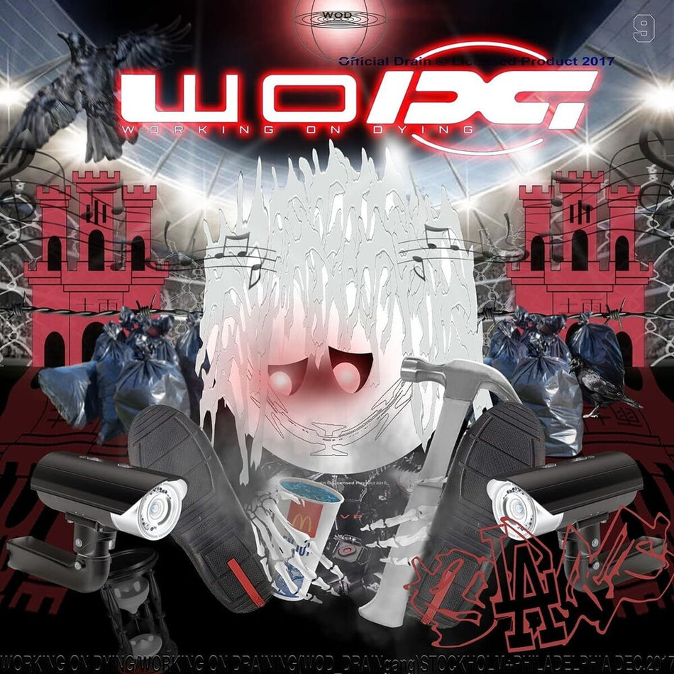 the album cover for Bladee - Working On Dying