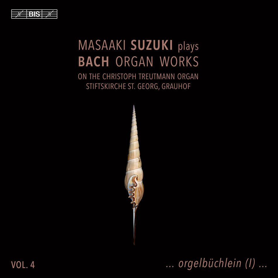 the album cover for J Bach .S. / Suzuki - Organ Works Vol. 4 (Hybr)