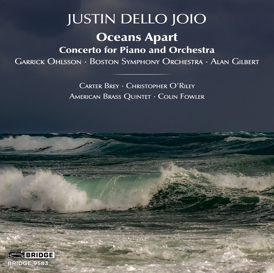 the album cover for Joio / Ohlsson / Boston Symphony Orchestra - Oceans Apart