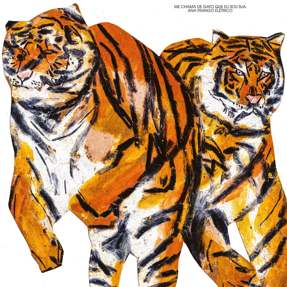 the album cover for Ana Frango Elétrico - Me Chama De Gato Que Eu Sou Sua