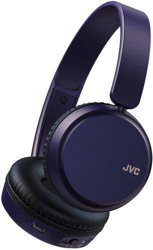 JVC HA-S36WA BLUETOOTH 5.2 HEADPHONES (BLUE)