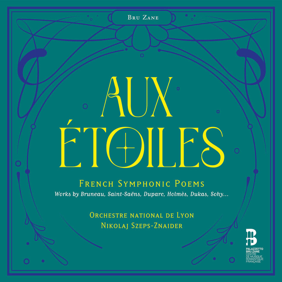 the album cover for Znaider / Orchestre National De Lyon - Aux Etoiles - French Symphonic Poems