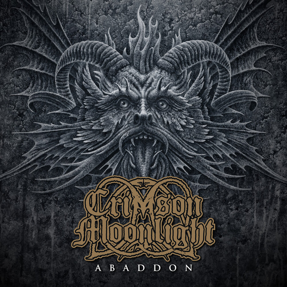 the album cover for Crimson Moonlight - Abaddon